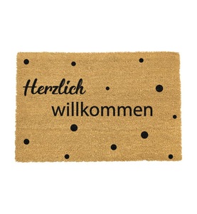Artsy, Artsy - Fussmatte German Herzlich - 60 x 40 cm, 