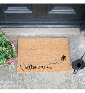 Home, Home - Fussmatte Pin - 60 x 40 x 1.5 cm - Camel, 
