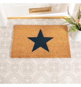 Artsy, Artsy - Fussmatte Star - 60 x 40 cm - Camel und Marinblau, 