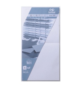 undefined, Artoz 10745226-210 Druckerpapier Weiß, ARTOZ Karten 1001 310x155mm 107452262 220g, blütenweiss 5 Blatt