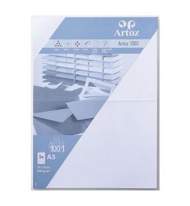 undefined, Artoz 10739226-210 Tintendruckerpapier, ARTOZ Karten 1001 A5 107392262 220g, blütenweiss 5 Blatt