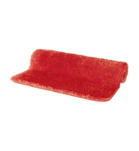 Spirella, SPIRELLA Badteppich FINO, Spirella Fino Badteppich Rot | 0.6 × 0.9 m