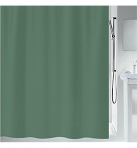 Spirella, SPIRELLA Duschvorhang TEXTIL, Spirella Duschvorhang Textil Grün | 180 × 200 cm