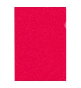 Büroline, BÜROLINE Sichtmappen PP A4 667305 rot, matt 10 Stück, Büroline Sichthülle A4 Rot matt, 10 Stück