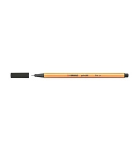 undefined, STABILO Point 88 Fineliner Rainbow-schwarz, Stabilo Point 88 Feinschreiber, 0.4mm, schwarz, 88/46