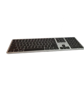 Xtremac, Xtremac - Bluetooth-Tastatur Qwertz - Schwarz, XtremeMac Tastatur Bluetooth, silberfarben