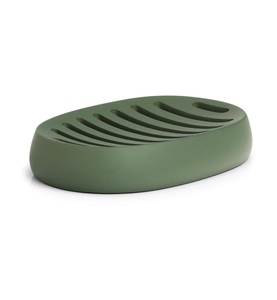 Zeller, Zeller - Seifenschale 'Modern', Polyresin, salbeigrün, ZPR 18897 Seifenablage Olive grün