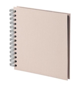 undefined, Rössler Soho Fotoalbum Beige 60 Blätter, RÖSSLER Fotoalbum 1329452585 18x18cm, powder/schwarz