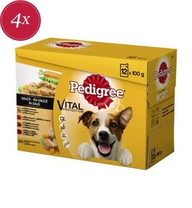 Pedigree, Pedigree Pouch Selection 4x12x100g, Pedigree Pouch Selection 4x12x100g