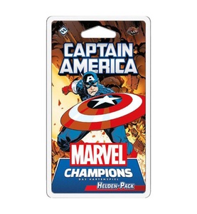 Asmodee, Asmodee FFGD2903 - Marvel Champions, Captain America, Kartenspiel, Erweiterung, Fantasy Flight Games - Marvel Champions LCG: Captain America