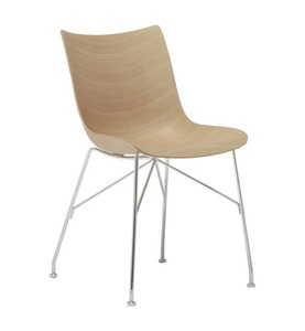 KARTELL, Kartell P/Wood Stuhl, Stuhl P/Wood holz natur / Geformtes Holz - Kartell holz natur en holz