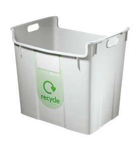 Leitz, LEITZ Papierkorb Re:Cycle 52090085 grau 40lt, Leitz Papierkorb, Re:Cycle, grau, 40lt, 5209-00-85