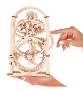 Ugears, Ugears - Konstruktionsspiel 3D Minuteur 20 mins - 107 Teile - Beige, 
