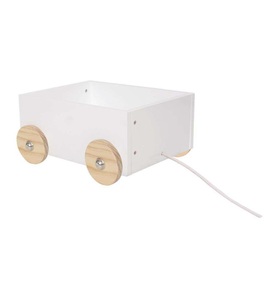 JaBaDaBaDo, JABADABADO Aufbewahrungsbox auf Rädern H13213 klein, weiss 27x21x, 