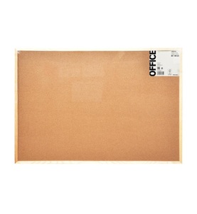 undefined, Pinwand Kork, Office Pinnwand 60 cm x 40 cm, Braun