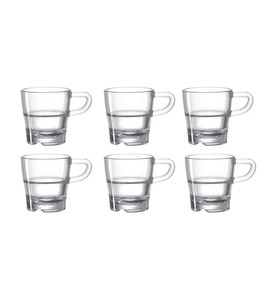 undefined, Leonardo - 6-teiliges Espressotassen-Set - Transparent, Leonardo Espressotasse-Set Leonardo