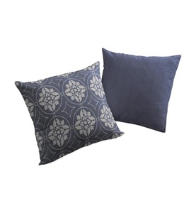 Adam Elements - ADAM - Kissenbezug Romantic Puligny 40 cm x 40 cm, Dunkelblau