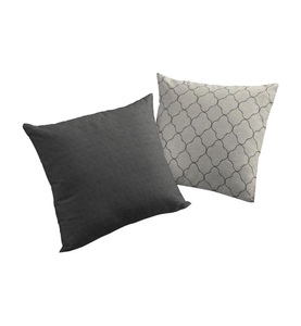 Adam Elements - ADAM - Kissenbezug Indian Cortezada 50 cm x 50 cm, Beige/Schwarz