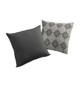 Adam Elements - ADAM - Kissenbezug Romantic Puligny 50 cm x 50 cm, Schwarz