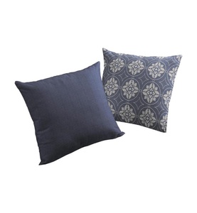 Adam Elements - ADAM - Kissenbezug Romantic Puligny 50 cm x 50 cm, Dunkelblau
