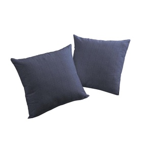 Adam Elements - ADAM - Kissenbezug Uni Collection 50 cm x 50 cm, Dunkelblau