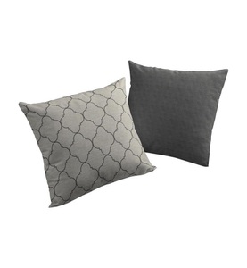 Adam Elements - ADAM - Kissenbezug Indian Cortezada 40 cm x 40 cm, Beige/Schwarz