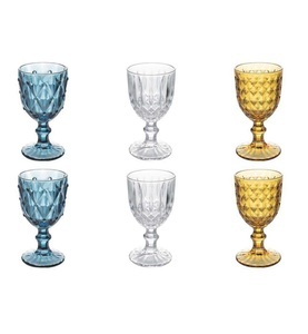 undefined, Villa_Deste_Home_Trivoli - 6er-Set Loira Chic Gläser, Multicolor - Multicolor, Villa D'Este Home Tivoli - Loira, 6tgl. Set Gläser, 200ml, One Size