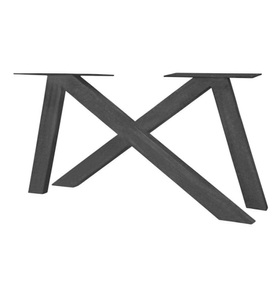 mutoni living, Tischgestell Double-V antikschwarz, Tischgestell Double-V antikschwarz
