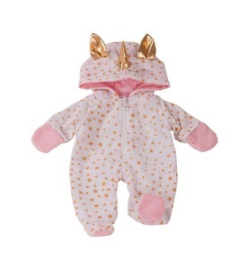 undefined, Anzug Einhorn, 45-50cm, weiss mit rosa, 