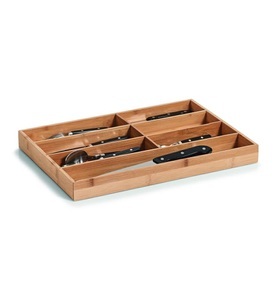 undefined, Zeller - Besteckkasten, Bambus, 