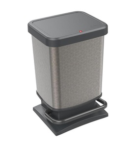 Rotho, Rotho Treteimer Paso 20 l, Grau, Anzahl, Rotho PASO Treteimer