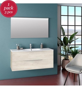 undefined, TFT - Badezimmer-Ensemble MALMO - 3-teilig, 