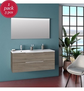 undefined, TFT - Badezimmer-Ensemble MALMO - 3-teilig, 