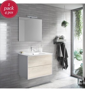undefined, TFT - Badezimmer-Ensemble AGO - 4-teilig, 