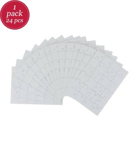Accessory, Accessory - Puzzle, 16 Stück weiß (DIN A5), Puzzle, beidseitig weiss