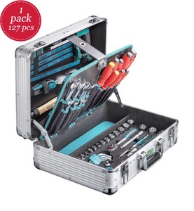undefined, Alu-Werkzeugkoffer 'PRO BOX' 127-tlg., technocraft Alu-Werkzeug-Koffer 