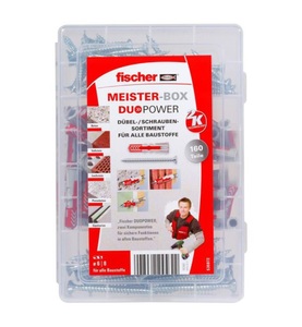 FISCHER, fischer Meister-Box DUOPOWER 6/8, Fischer SB Dose master Duopower mit Schrauben 6/8/10