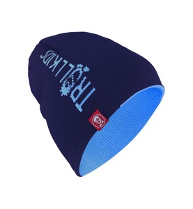 TROLLKIDS, Trollkids - Beanie Troll Long - Marinblau und Blau, 