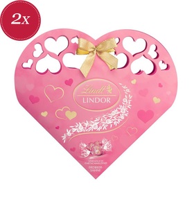 Lindt & Sprüngli, Lindt Lindor Erdbeer Herz 200g, 
