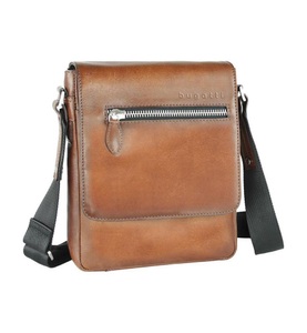 undefined, Bugatti - Leder-Kuriertasche Domus - Camel, 