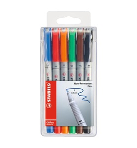 undefined, STABILO OHP Pen non-perm. 0,6mm 852/6 6er Etui