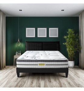 Maison aubertin, Maison Aubertin - Ensemble Matratze Concorde & Bettrost Ordessa 160 x 200 cm - Weiss und Grau, 