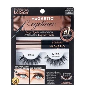 Herba, Kiss Magnetic Eyeliner & Lash Kit - Entice, Kiss Magnetic Eyeliner & Lash Kit - Entice