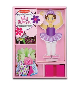 Melissa & Doug, Melissa & Doug Magnet-Spielzeug NINA BALLERINA DRESS-UP-SET, Magnet-Spielzeug NINA BALLERINA DRESS-UP-SET