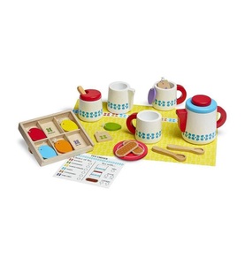 Melissa & Doug, Melissa & Doug Spiel-Set TEE-ZEIT aus Holz, 