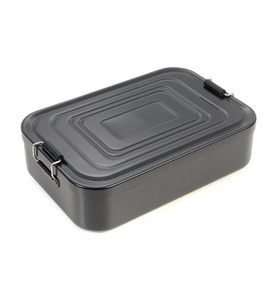 undefined, Troika - Lunch-Box, Troika Brotdose BOX90 XL Aluminium Schwarz