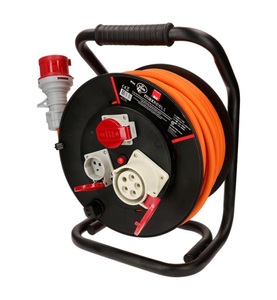 Max Hauri, Max Hauri - Baustellen-Kabelrolle maxREEL 30 m 1x CEE16-5, 2xT25, 