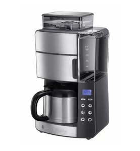 RUSSELL HOBBS, Russell Hobbs Grind & Brew 25620-56 Thermo Kaffeemaschine, Russell Hobbs Grind Brew 25620-56 Thermo Kaffeemaschine ? Filterkaffeemaschine ? Edelstahl / Schwarz