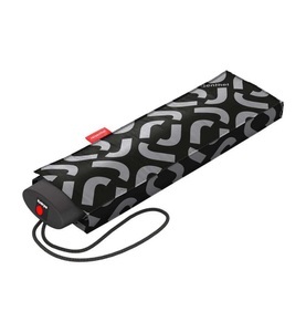 undefined, Reisenthel Knirps - Schirm Pocket Mini Signature Black, REISENTHEL® Taschenregenschirm »Regenschirm pocket«