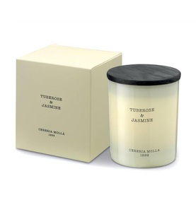 Cereria molla, Cereria Molla - Premium Kerze im Glas mit Pflanzlichem Wachs 230 g Tuberose & Jasmine - 500 g, Tuberose & Jasmine 230g